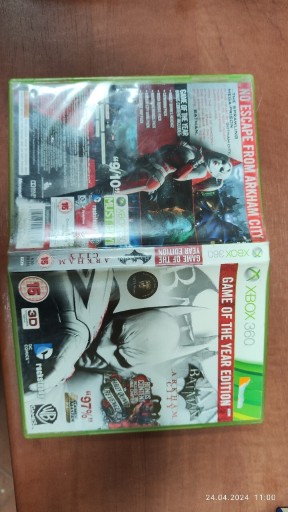 Zdjęcie oferty: xbox 360 gra płyta gra roku batman arkham city pl