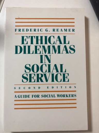 Zdjęcie oferty: Frederic G. Reamer - Ethical Dilemmas in Social Se