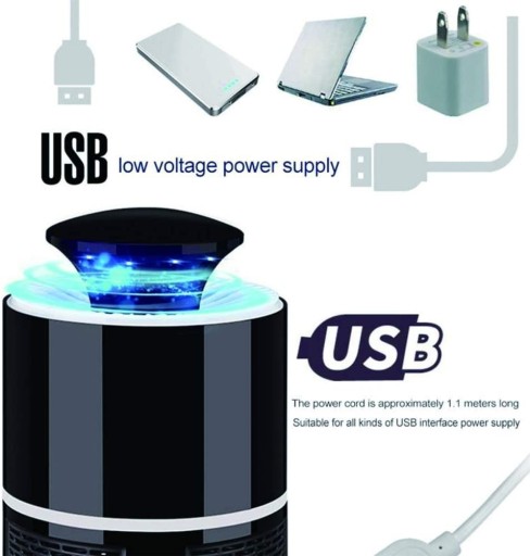 Zdjęcie oferty: USB elektryczna lampa do zwalczania komarów