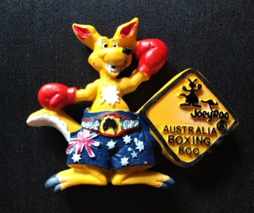 Zdjęcie oferty: Magnes na lodówkę z Australii - kangur bokser