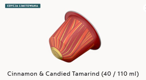 Zdjęcie oferty: Nespresso kapsułki Cinnamon & Candied Tamarind Cynamon i tamaryndowiec