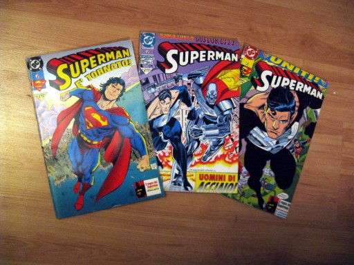 Zdjęcie oferty: Komiks DC Comics Superman 3 szt. włoski