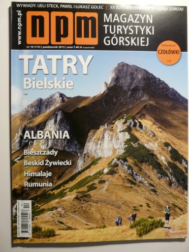 Zdjęcie oferty: Magazyn turystyki górskiej n.p.m. październik 2015