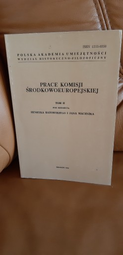 Zdjęcie oferty: Prace Komisji Środkowoeuropejskiej PAU (tom II)