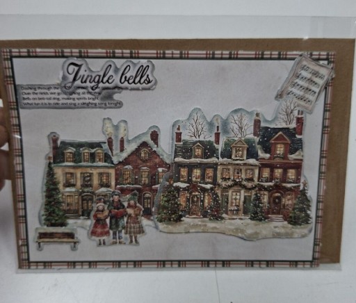 Zdjęcie oferty: Kartka świateczna ręcznie robiona 