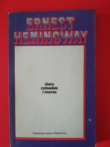 Zdjęcie oferty: Stary człowiek i morze Hemingway