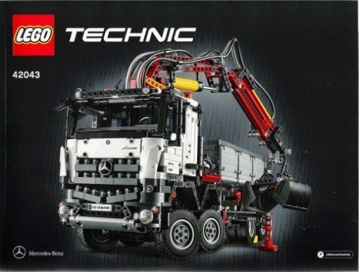Zdjęcie oferty: INSTRUKCJA do zestawu Lego Technic 42043 Mercedes-Benz Arocs 3245 .