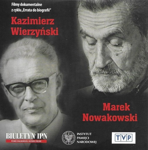 Zdjęcie oferty: DVD Kazimierz Wierzyński, Marek Nowakowski IPN
