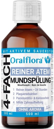Zdjęcie oferty: Oralflora antybakteryjny płyn do płukania ust z dwutlenkiem chloru 0,5L