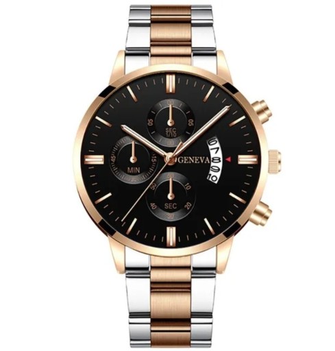 Zdjęcie oferty: Zegarek męski GENEVA 41mm Kwarcowy Bransoleta 20mm