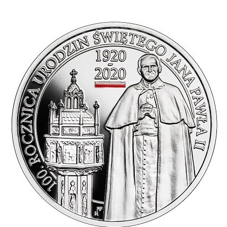 Zdjęcie oferty: 10 zł 100. rocznica urodzin Świętego Jana Pawła II