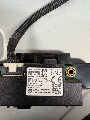 Zdjęcie oferty: Moduł WiFi tv Samsung ue50nu7092