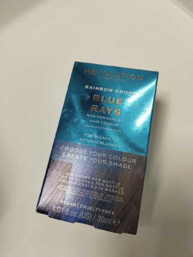 Zdjęcie oferty: Revolution rainbow drops Blue Rays 30 ml