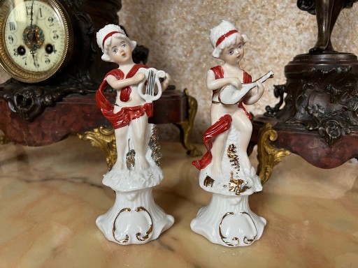 Zdjęcie oferty: Figurki Porcelana Para Muzyków 2 szt. B514