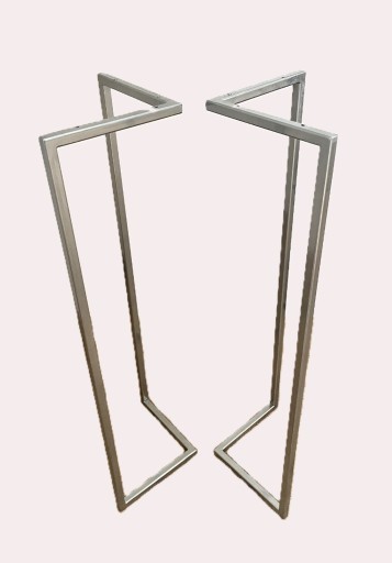 Zdjęcie oferty: Nóżki nogi stolik konsola biurko srebrne czarne