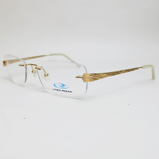 Zdjęcie oferty: LINEA ROMA Jade 3 cA oprawki okulary złote zerówki