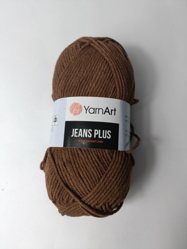 Zdjęcie oferty: Włóczka YarnArt Jeans  Plus brązowy 