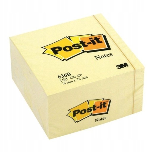 Zdjęcie oferty: Bloczek karteczki POST-IT 636B 76X76 1X450 mega