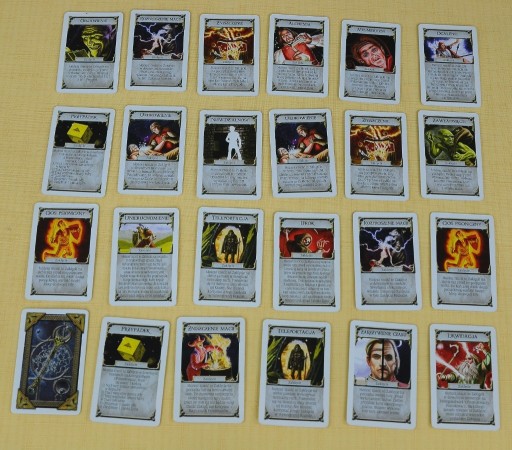 Zdjęcie oferty: TALISMAN Magia i Miecz PL komplet 24 kart czarów