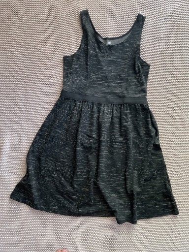 Zdjęcie oferty: H&M sukienka grafit jak nowa 146/152