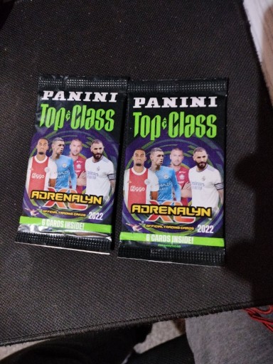 Zdjęcie oferty: Panini Top Class Adrenalyn XL saszetka z 6 kartami