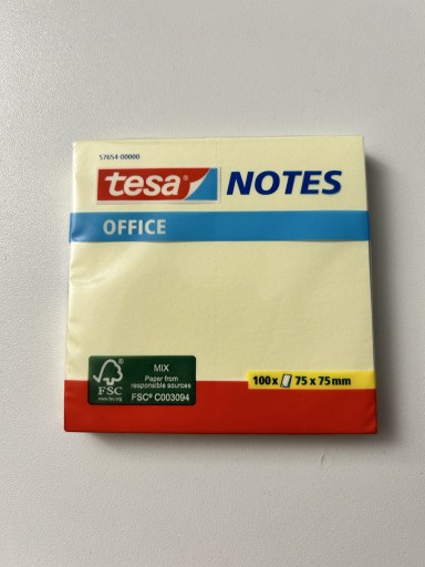 Zdjęcie oferty: Karteczki Tesa samoprzylepne 10x100 sztuk