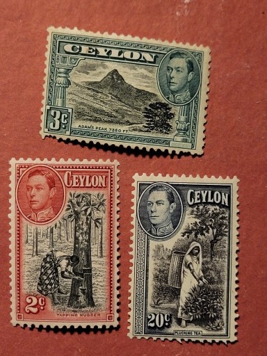 Zdjęcie oferty: Cejlon  1938-1949r          