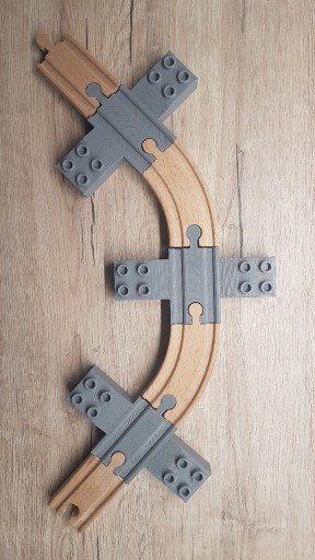 Zdjęcie oferty: 3 mosty lego duplo do toru drewnianego Ikea Brio