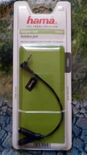 Zdjęcie oferty: Adapter Jack 3,5mm stereo Hama 