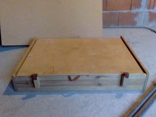 Zdjęcie oferty: Łóżko składane drewniane, 100x78cm, skrzynia