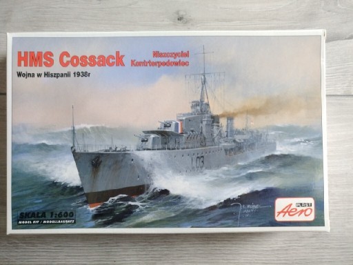 Zdjęcie oferty: HMS Cossack 1:600 Plast Aero 318 model 