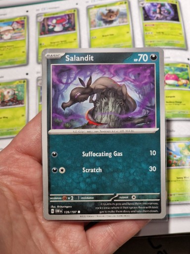 Zdjęcie oferty: Karta Pokemon Salandit (OBF 139) Obsidian Flames
