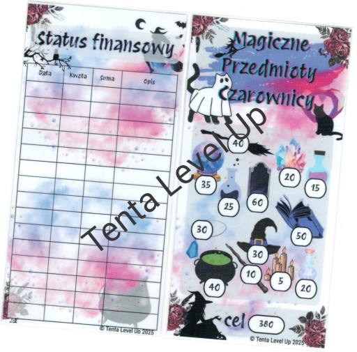 Zdjęcie oferty: Wyzwanie budżetowe A6 - Magiczne przedmioty czarownicy 