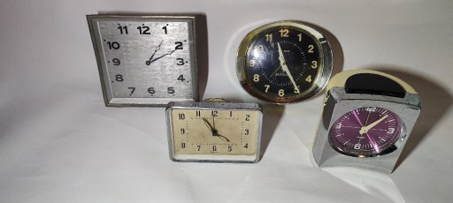 Zdjęcie oferty: Retro Vintage 4 zegary Foreign , Kaiser, Westclox 