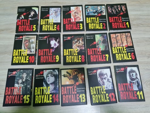 Zdjęcie oferty: Battle Royale Manga Komplet 1-15 Unikat