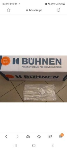 Zdjęcie oferty: Klej na gorąco do pistoletu buhnen niemiecki 25kg