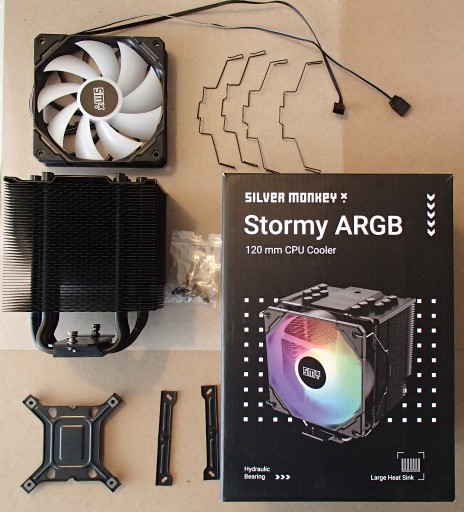Zdjęcie oferty: SILVER MONKEY 120mm CPU COOLER ARGB  CHŁODZENIE CPU 