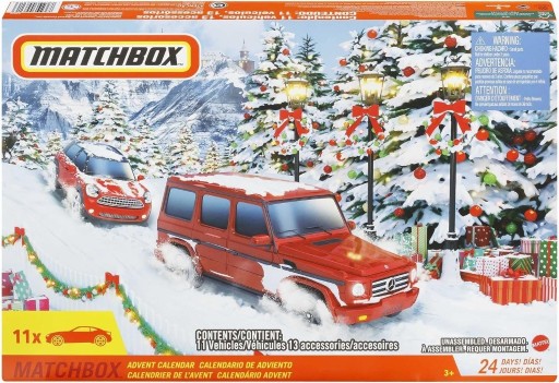 Zdjęcie oferty: MATCHBOX - kalendarz adwentowy HJW40 - 11 aut !!!