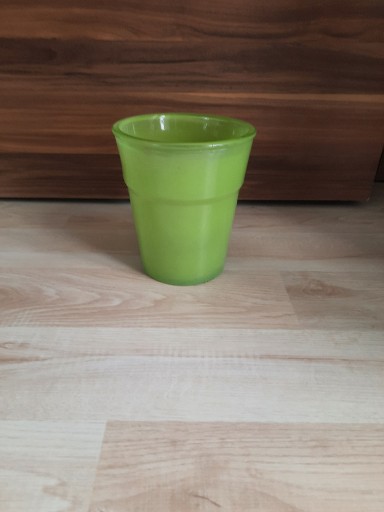 Zdjęcie oferty: Zielony szeroki wazon