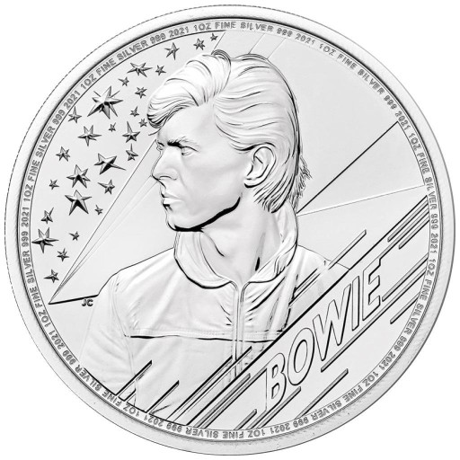 Zdjęcie oferty: Srebrna moneta David Bowie Music Legends  2021 1oz