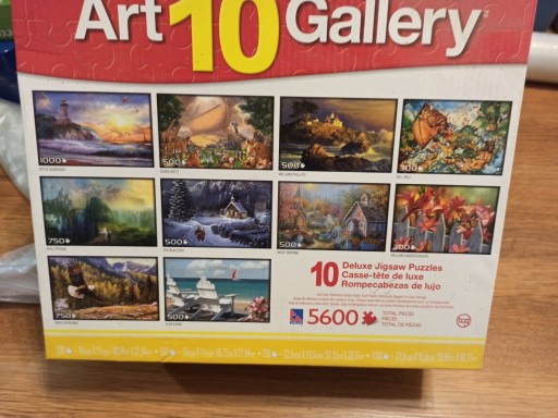 Zdjęcie oferty: Puzzle Art Gallery 10 w 1, 1000,750, 500,300