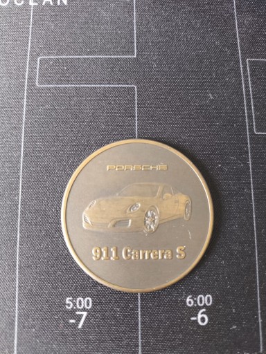 Zdjęcie oferty: Moneta okolicznościowa kolekcjonerska Porsche 911 