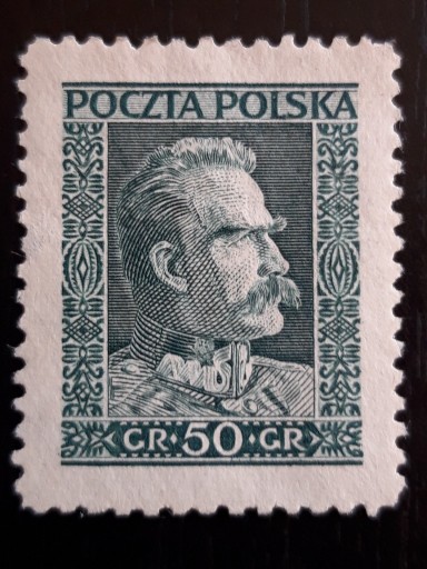 Zdjęcie oferty: Fi 238e (*) Józef Piłsudski , zielony  gw. PZF