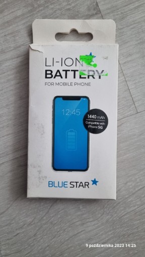 Zdjęcie oferty: Nowa Bateria Apple Iphone 5g