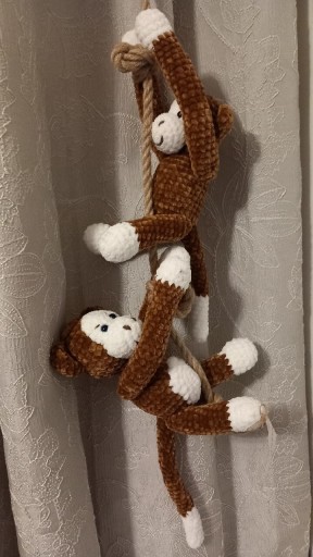 Zdjęcie oferty: Małpki i misie pluszowe wykonane szydełkiem. 