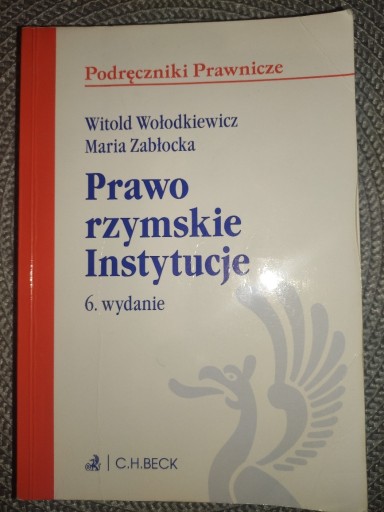 Zdjęcie oferty: Prawo rzymskie-Instytucje