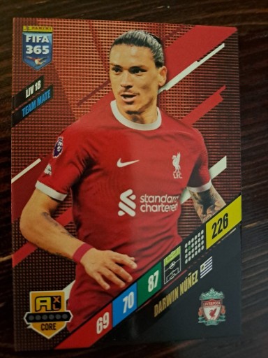 Zdjęcie oferty: Panini Fifa 365 2024,LIV18, Nunez, Team Mate