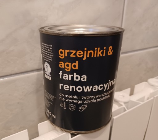 Zdjęcie oferty: Farba renowacyjna Grzejniki i agd biały mat 0,75 l