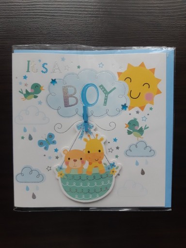 Zdjęcie oferty: Kartka okolicznościowa "It's a boy"