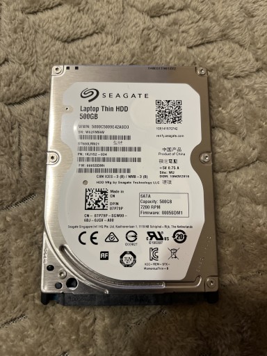 Zdjęcie oferty: Dysk HDD Seagate 500GB SATA ST500LM021.